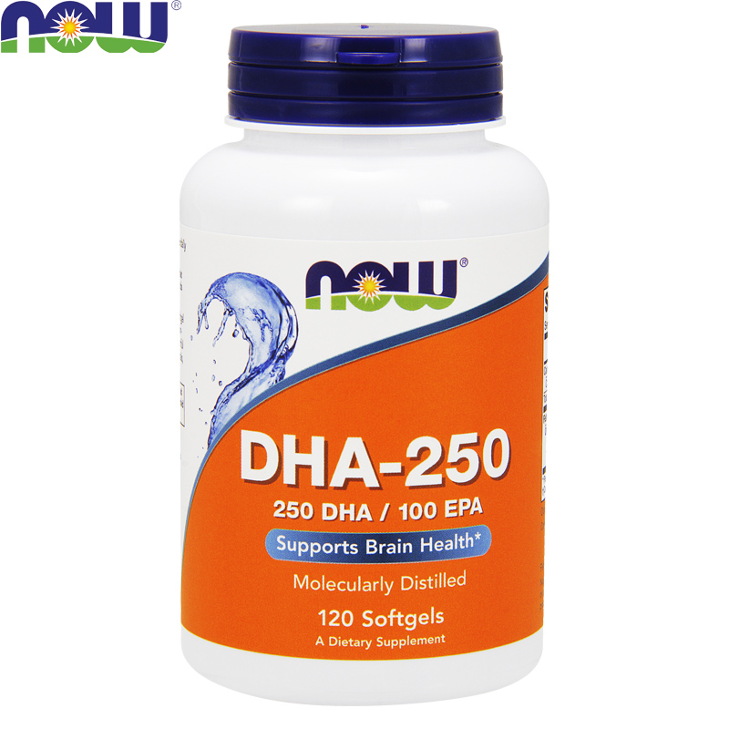 now foods/诺奥美国进口鱼油软胶囊1250mg*120粒DHA&EPA深海鱼油
