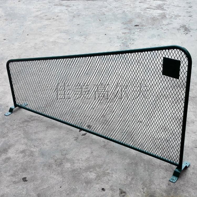 Metal grid golf play bit divider isolator single tube divider practice field stainless steel mesh isolation fence