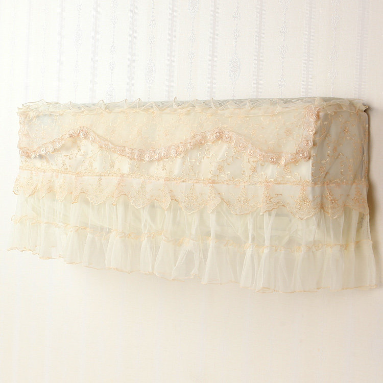 Air conditioner cover hanging machine hanging air conditioner cover dust cover lace pastoral warm boot without taking beautiful air conditioner cover
