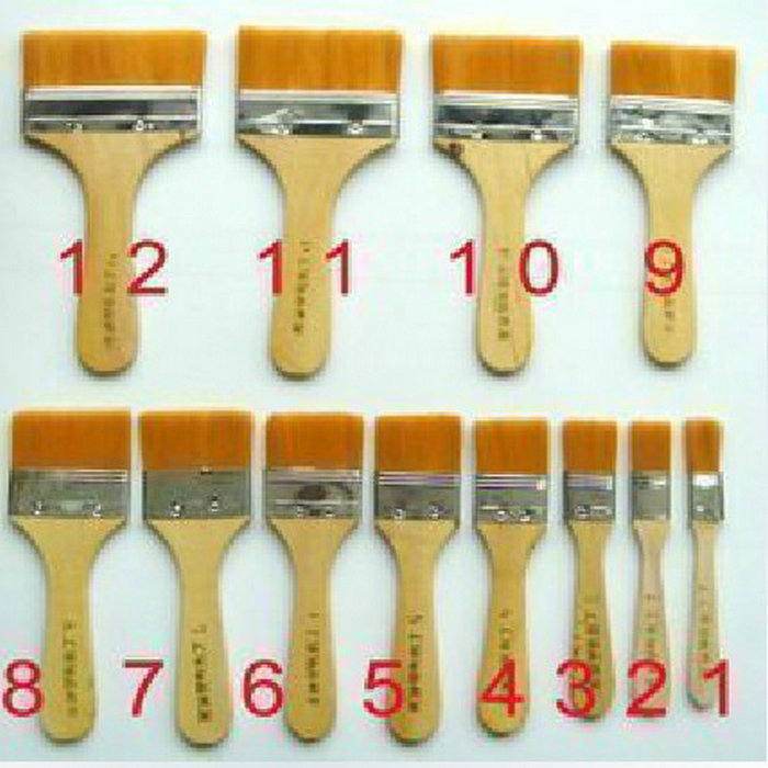 Nylon brush oil painting brush acrylic paint brush gouache brush wholesale keyboard brush dust removal brush factory direct