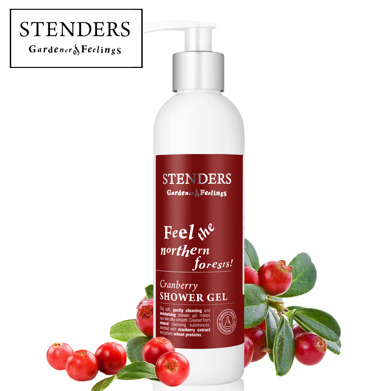 STENDERS施丹兰蔓越莓沐浴露持久留香250ml赠迷你皂 保质期至10月