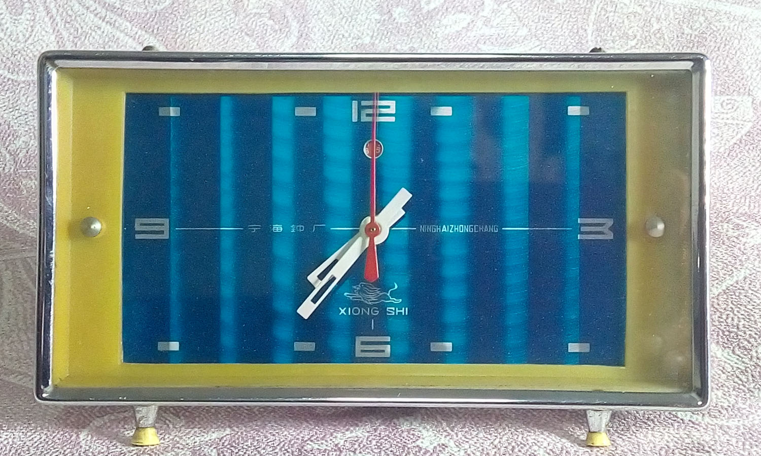 Ninghai Bell Factory Lion Old Second-hand Mechanical Alarm Clock