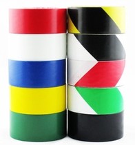 4 8 wide warning tape marking tape floor tape PVC tape zebra tape color tape floor tape