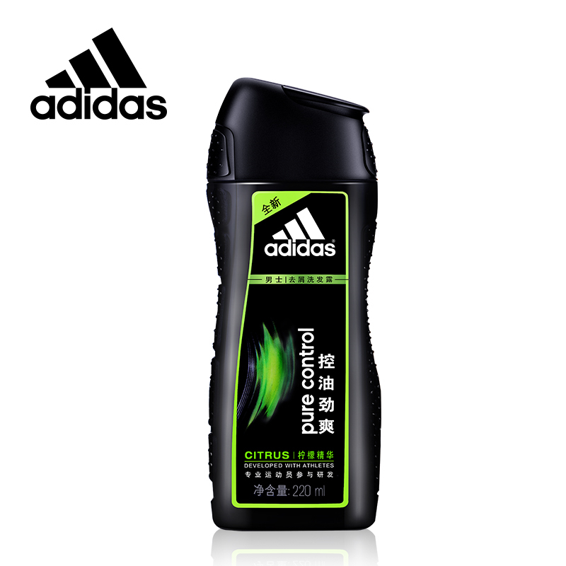Adidas阿迪达斯男士专用防脱发 柔软顺滑控油去屑止痒洗发露400ML