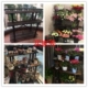 Đặc biệt cung cấp ngoài trời bước hoa đứng chống ăn mòn hoa đứng bằng gỗ trong nhà nhiều lớp hoa chậu chậu hoa khung gỗ rắn vườn - Kệ kệ góc Kệ