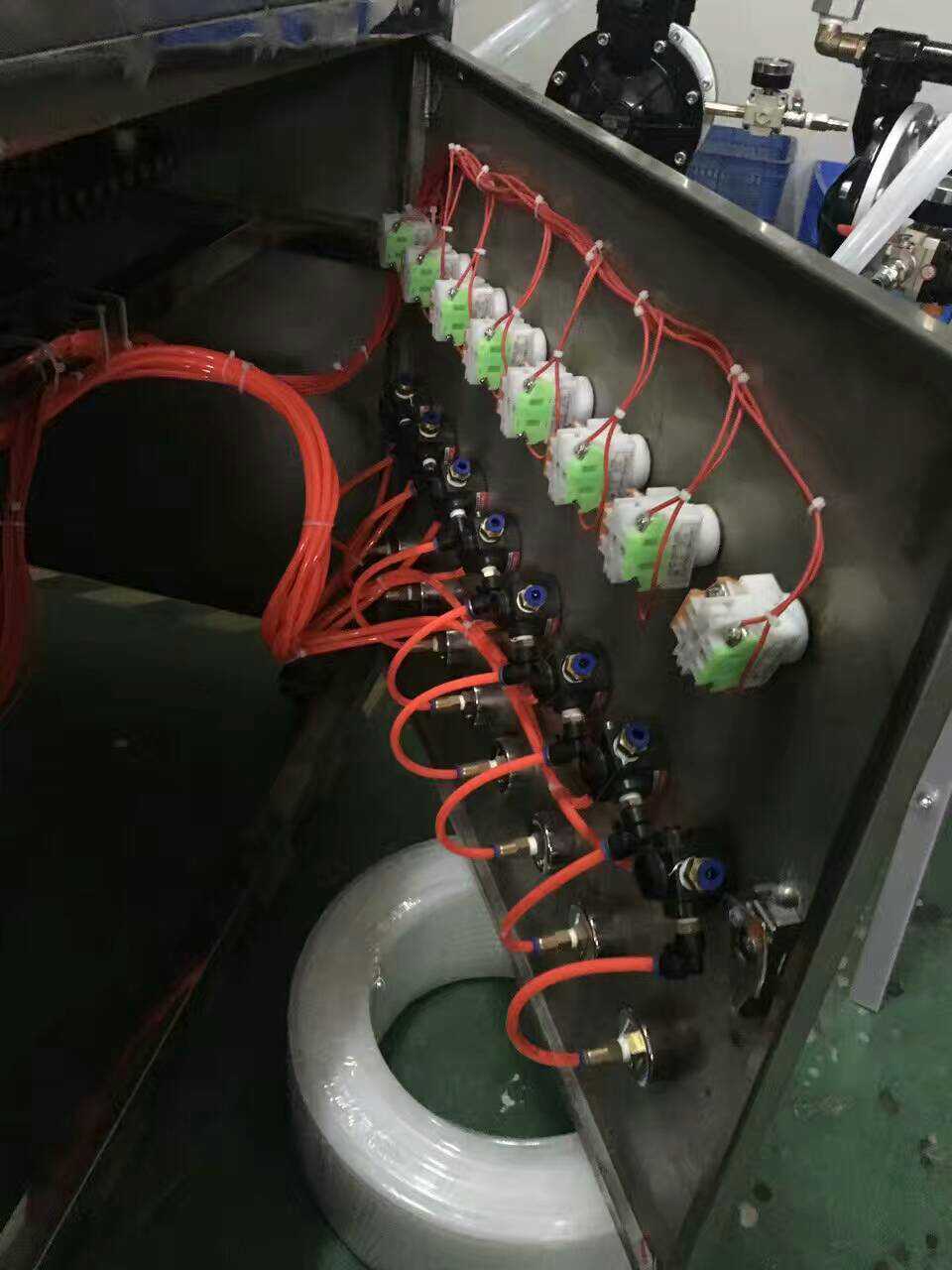 Custom line spray gun control cabinet nozzle equipment spray painting system