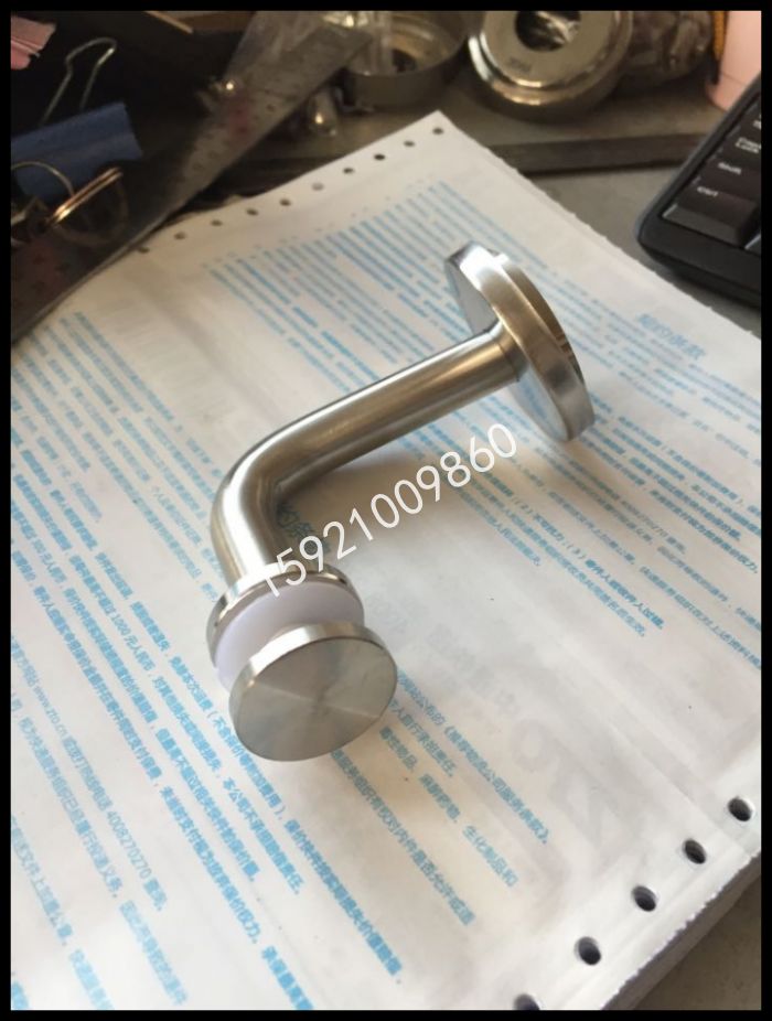 304 Stainless steel stair column railing guardrail accessories Glass claw bracket Seven-word bracket