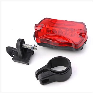  Bike taillights butterfly rear lights 5LED flashy bike warning lights for batteries
