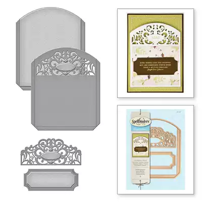 Spellbinders concave and convex cutting template insert bag S5-287