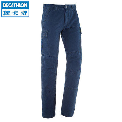 迪卡侬 户外长裤 男式保暖徒步登山耐磨 休闲工装裤 QUECHUA L1