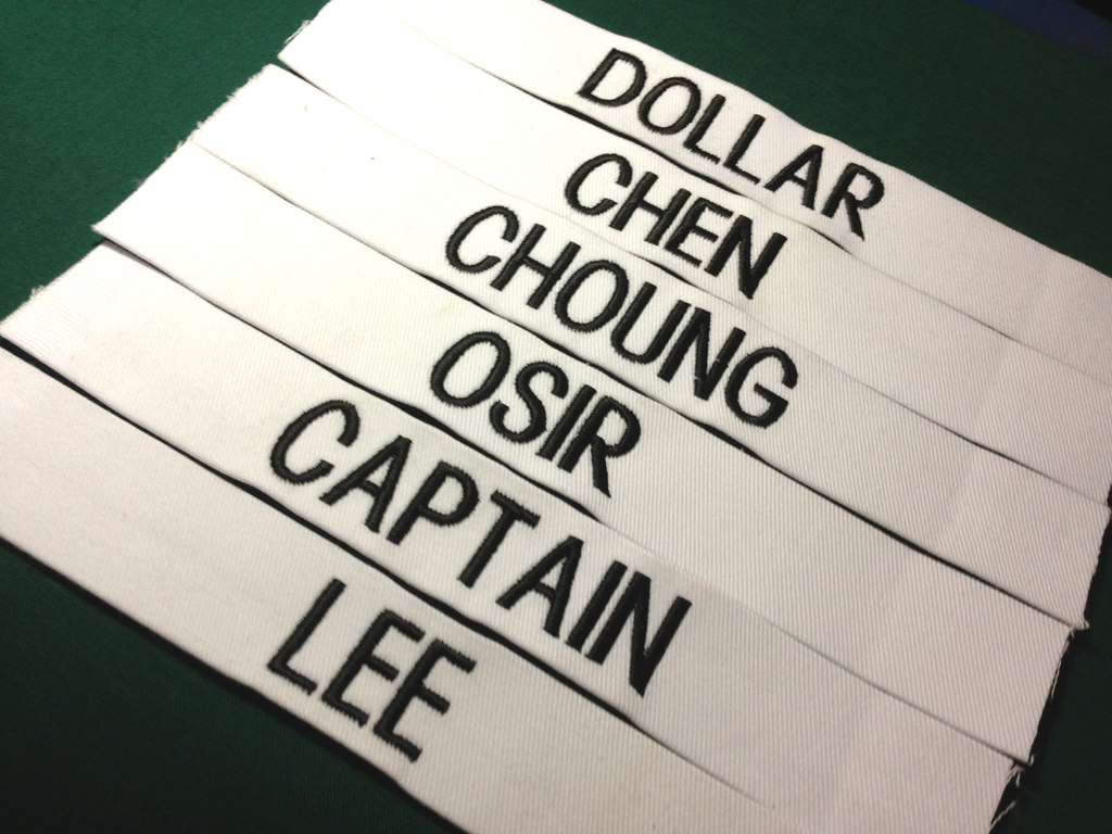 Professional bookings for the Vietnam War US ARMY embroidery Name Article Arts and Crafts Technical Law