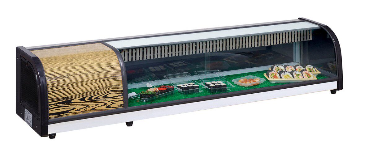 Gold Ling 1 7 m Sushi Display Case Sushi Display Cabinet Cake Cabinet Sashimi Body Preservation Cabinet Refrigerated Cabinet SG-17