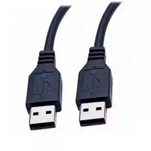 Black USB male-to-male data cable AM AM AM connected to transmission line Computer equipment to wiring 1 5 meters 10 meters