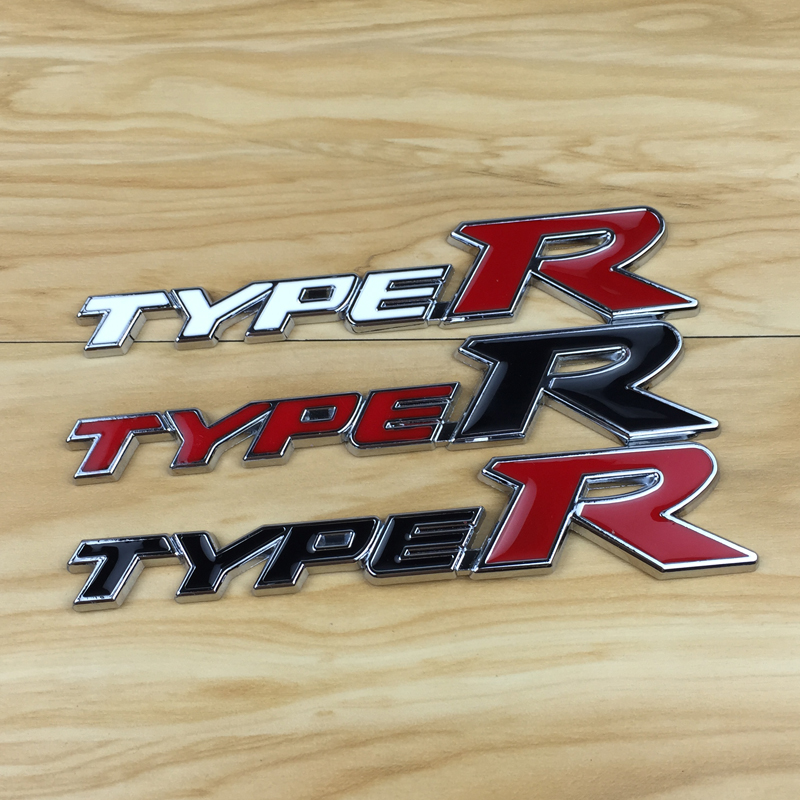 Honda modified metal special car stickers TYPER car logo Civic Fit Lingpaisi Platinum Rui XRV Binzhi