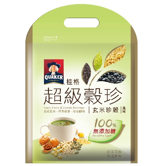 桂格 玄米珍谷超级谷珍-无糖(28gx10包)QUAKER台湾官网直邮进口