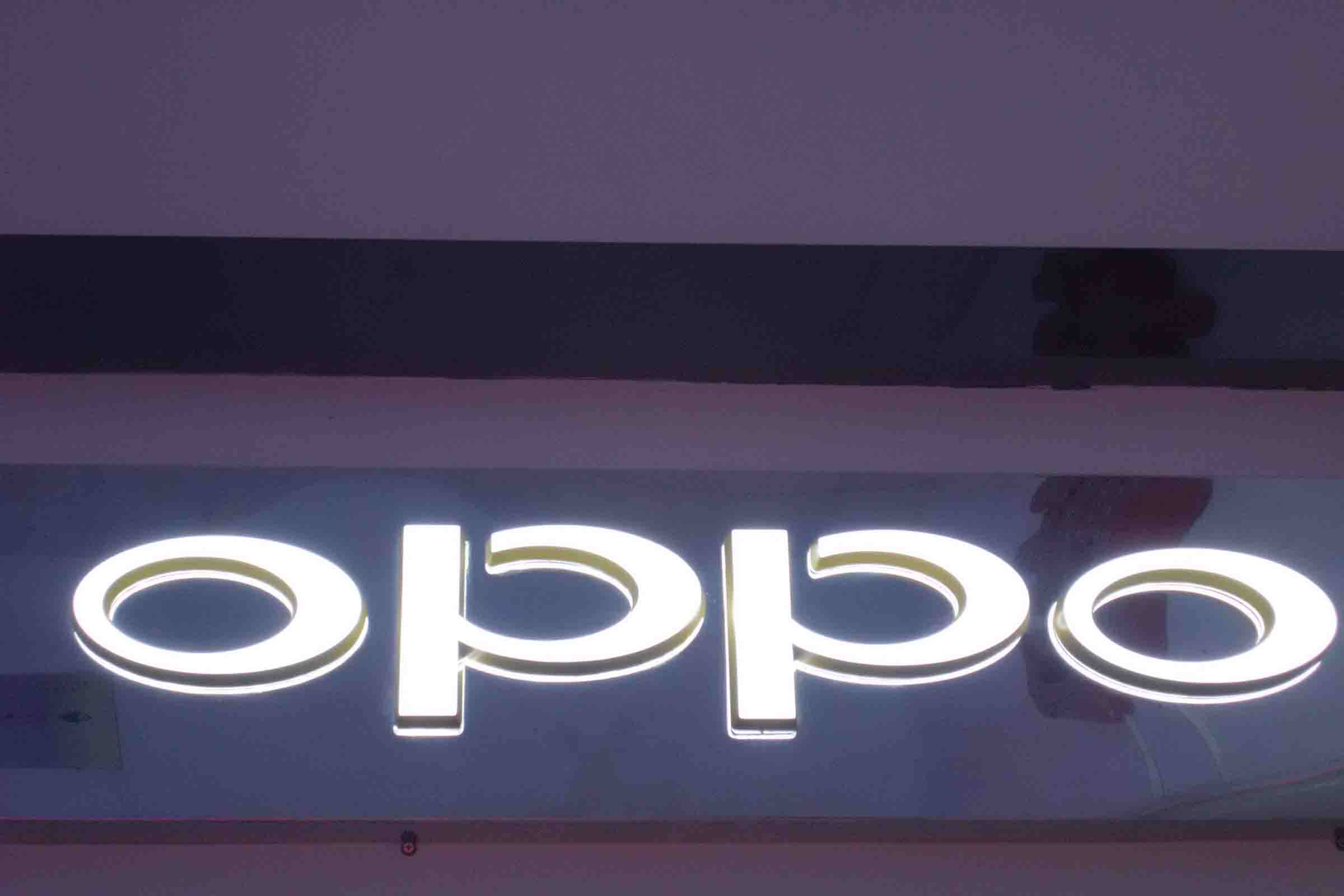 OPPO mini word luminous word LED back light character luminous word luminous character LED luminous word luminous character luminous character