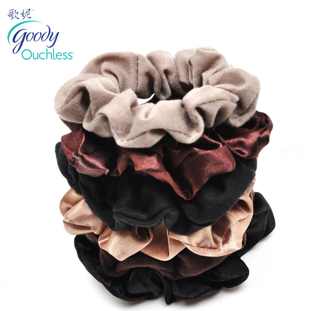 进口美国 Goody歌妮 发饰 发圈 布艺头花 欧美款 高弹力 6个装