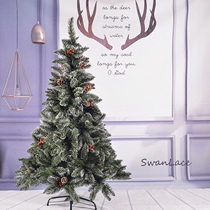 SwanLace good PE mixed with pine fruit berry red fruit snow effect Christmas tree
