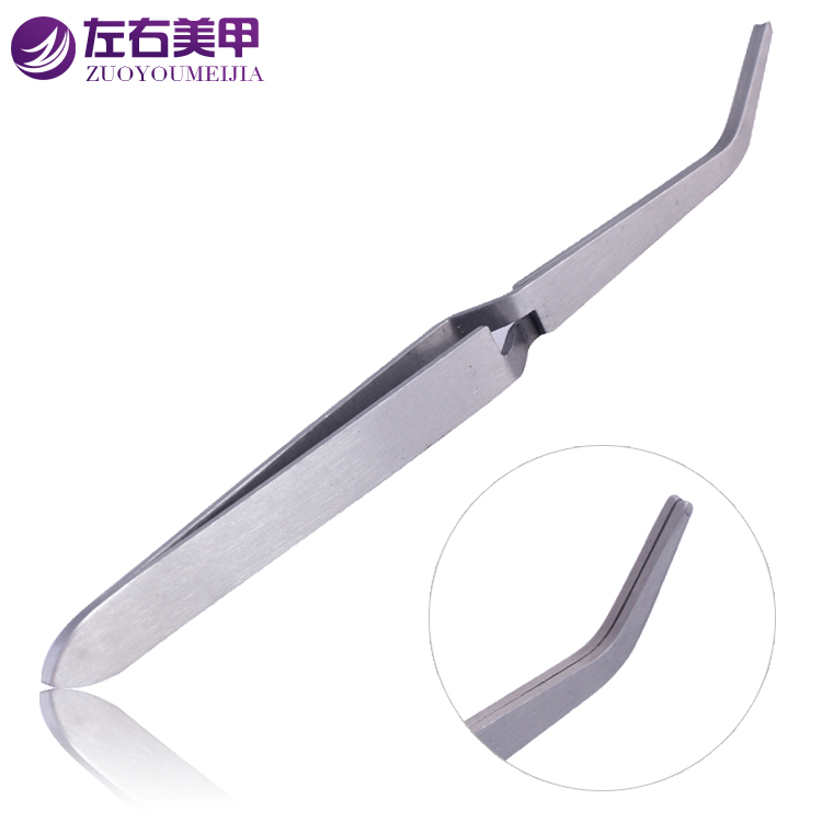 美甲工具 光疗延长甲水晶甲片塑型夹 DIY饰品粘贴镊子 美甲塑形夹