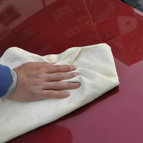 Толстый олень кожаный шарф Шарф Замшевая полотенце.