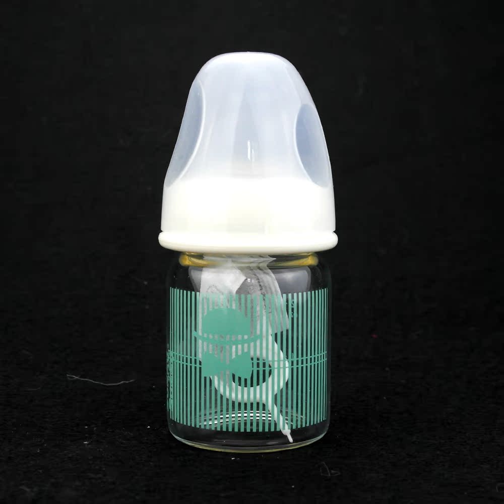 小太阳 标准口径 新生儿专用玻璃奶瓶60ml B-6815 颜色随机