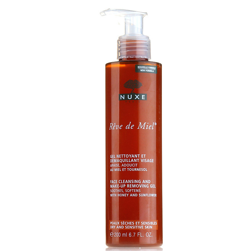 Nuxe欧树蜂蜜洁面凝胶/啫喱200ml 欧树洗面奶