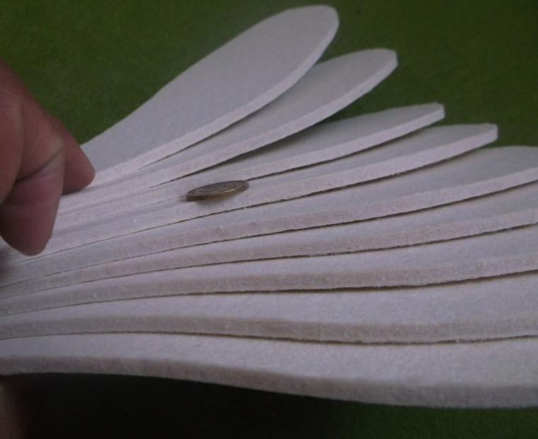 Wool felt insole Men's and women's children warm sweat-absorbing deodorant moisture-proof sports and leisure cotton insole