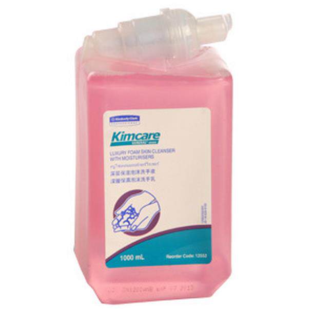 Kimberly Clean Deep Moisturizing Foam Hand Solution 12552 Alcohol-free 6 bottles