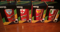 The 2014 Brazilian World Cup Nestlé Coffee Limited commemorates the classic national team coffee cup