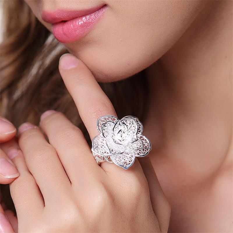 Bague Femme en Argenterie - Ref 3086466 Image 1