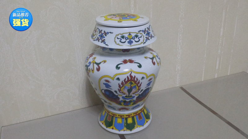 White auspicious hidden treasure bottle Dragon King bottle King size