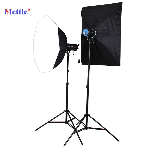 Mettle clothing portrait photography lamps D600i studio light flash studio two lights octagonal set