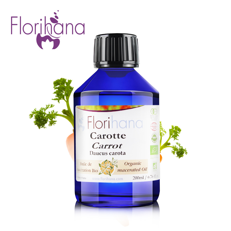 Florihana胡萝卜浸泡油 美白补水保湿清洁毛孔护发按摩复方精油