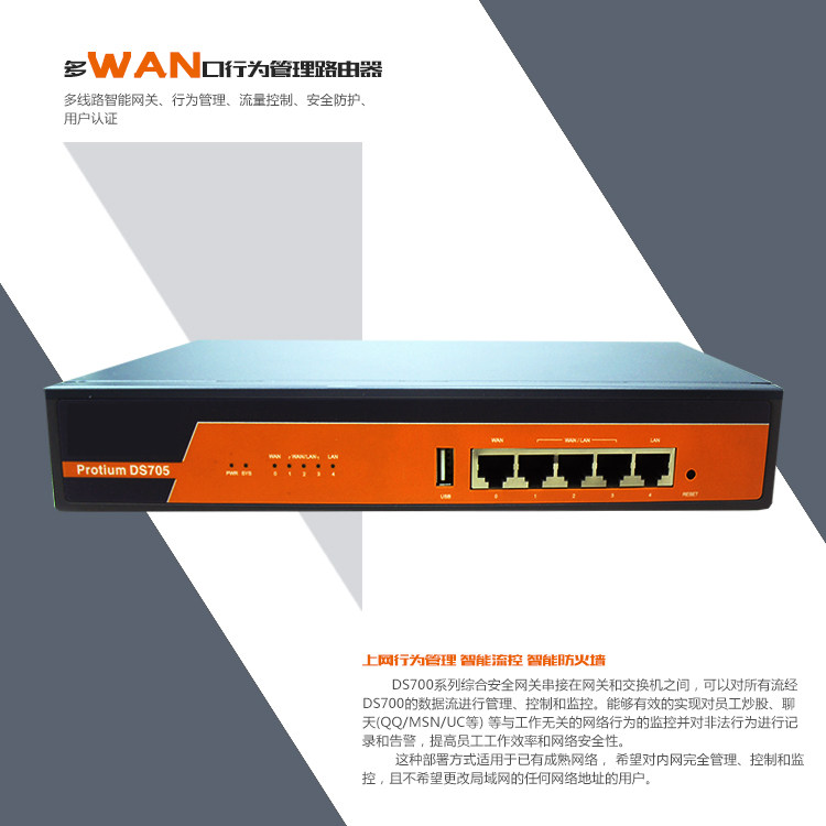 Zhipu Lian Intelligent Multi Wan Port Enterprise Internet Behavior Management Router Intelligent Flow Control Firewall