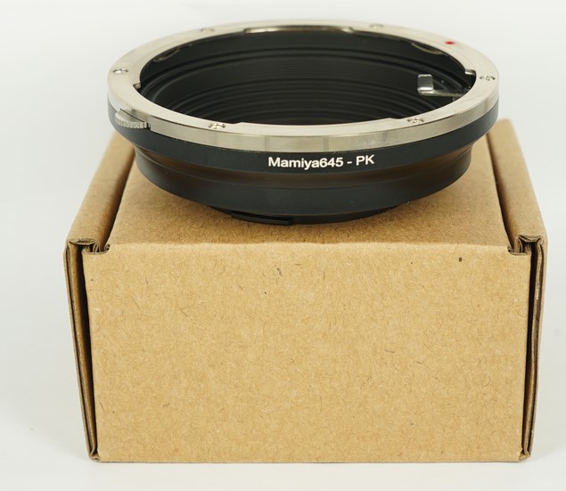 MAMIYA645-PK Mammia 645 lens to transfer to the transfer ring of the Pentex PK