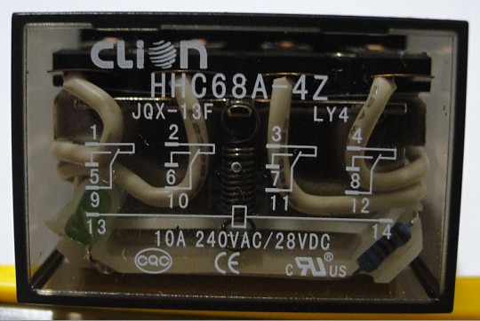 Brand new manufacturer Direct Xin Large relay HHC68A JQX-13F LY4 DC24V 10A socket type