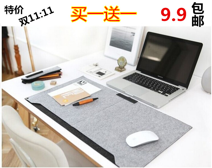 Mouse pad oversized felt mouse pad multifunctional office game desktop mouse pad wrist pad cute discount