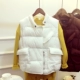 Áo vest nữ Ulzzang mùa đông ngắn bf phiên bản Hàn Quốc dày dặn gió đại học cotton vest nữ mùa thu đông 2017 mới áo phao nữ dáng dài hàn quốc Áo vest