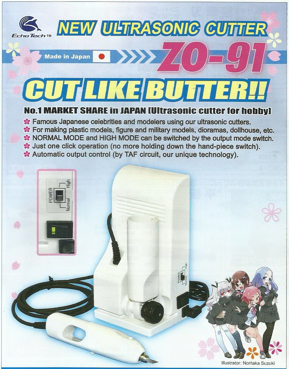 Bao Shunfeng Japan Honda Electronics New Ultrasonic Cutter ZO-91