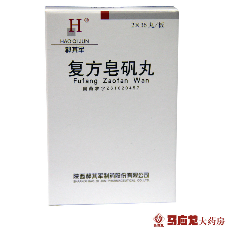 郝其军 复方皂矾丸 0.2g*72丸/盒