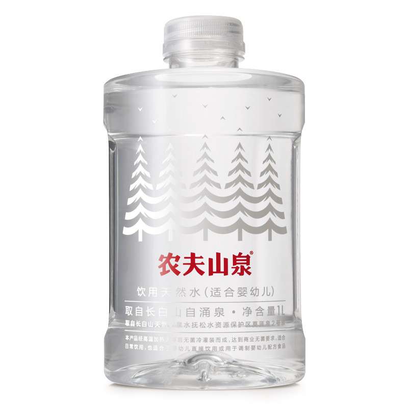 【苏宁易购】农夫 农夫山泉饮用天然水（婴幼儿）1L