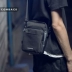 COMBACK thiết kế ban đầu thời trang mới đầy đủ màu đen thủy triều mát vai túi nam nhỏ túi treo túi điện thoại di động - Túi của con người