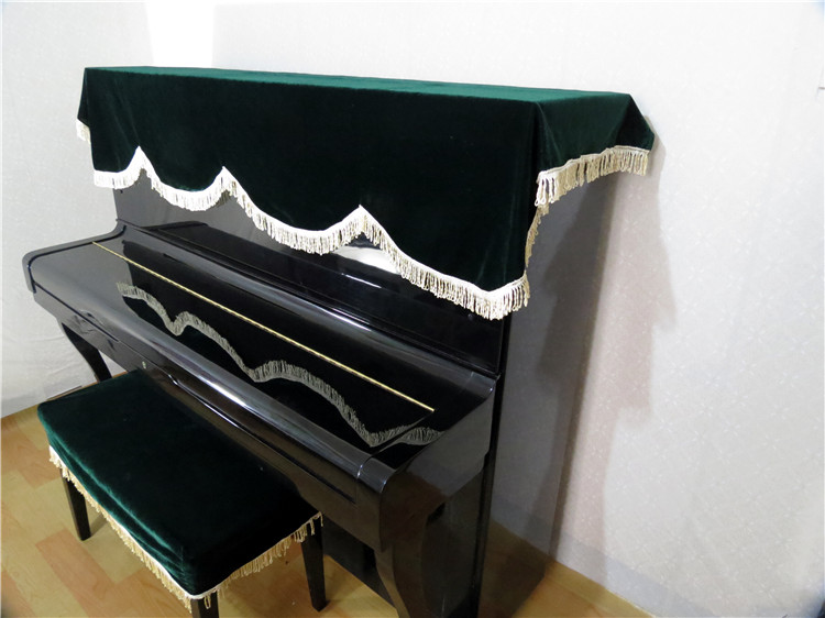 Gold Velvet Piano Half Hood Harmonica Cloak Pianist Cloak Top Cloak Electronic Organ Hood Piano Accessories