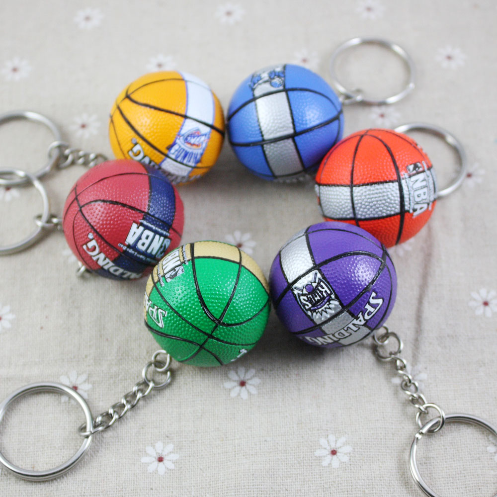 NBA basketball team souvenir key pendant Lakers, Bulls, Rockets, Cavaliers, Thunder, Magic, Hornets, Heat, etc.