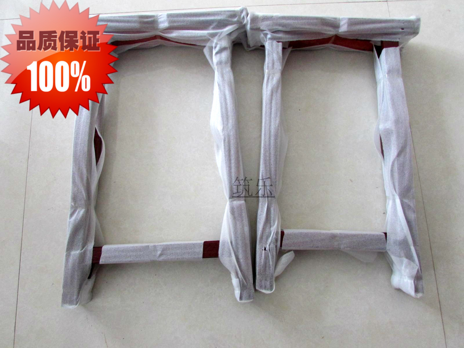 Guzheng special A-type bracket one pay two one high and one low guzheng frame Solid wood shelf Strong and durable