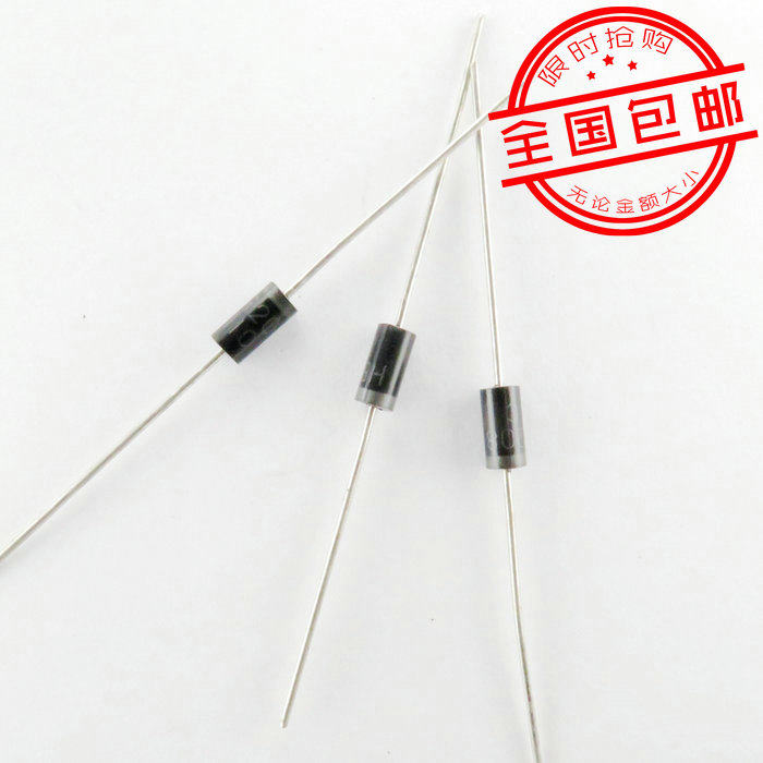 In-line HER208 2A 800V DO-41 high efficiency rectifier diode 50pcs