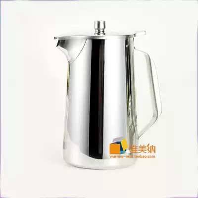 Best-selling European and American stainless steel cold water jug Cold water jug thickened large-capacity cold cup tea kettle creative dust cover 2L