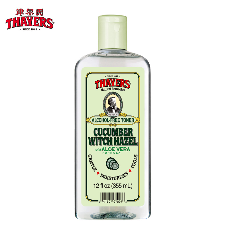 Thayers津尔氏 美国金缕梅黄瓜爽肤水355ml青瓜水控油祛痘化妆水
