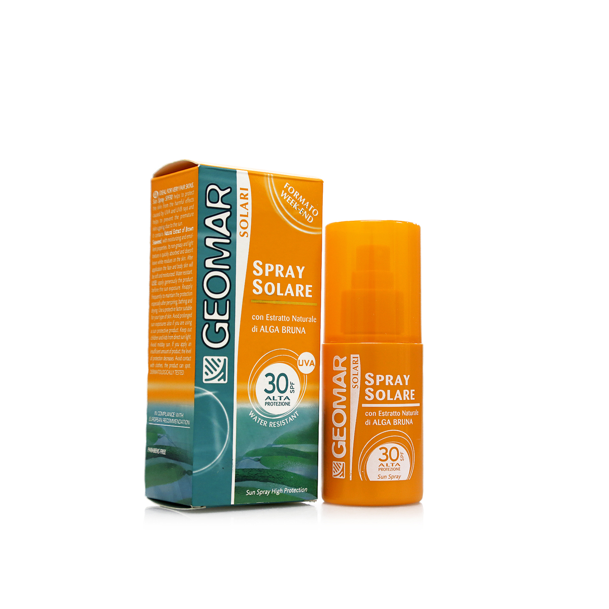 意大利Geomar/吉儿玛 防水防晒喷雾spf30 75ml