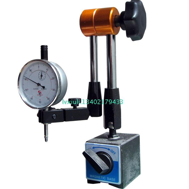 On the measurement with yellow ring universal magnetic watch holder Magnetic table sitting on the measurement percent meter 0-10mm set is more affordable